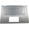 HP PAVILION 14-BAxxxxx TOP COVER with Keyboard PT Pike Silver with backlight (924115-131) N