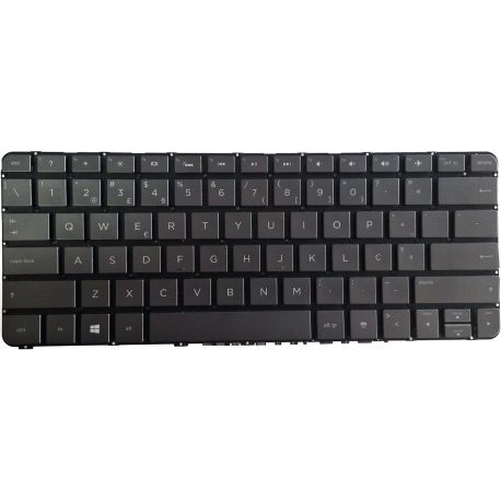 HP SPECTRE 13-41, 13-42, Keyboard Portuguese with Backlight in Ash Silver (833714-131, 834588-131, 834589-131) N
