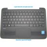 HP STREAM 11 PRO G3, 11-AH, 11-Y0 Portuguese Keyboard / Top Cover in Jack Black (908301-131) N