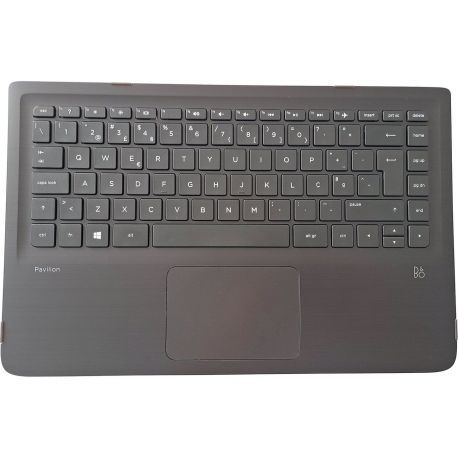 HP PAVILION 13-S0, 13-S1 Portuguese Keyboard / Top Cover in Ash Silver (797212-131, 809829-131, 810914-131) N