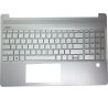 HP 15S-EQ, 15S-FQ Portuguese Keyboard / Top Cover Natural Silver no Backlight (L60341-131, L63578-131, L68124-131) N
