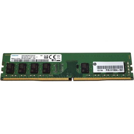 HP 8GB (1x8GB) 1Rx8 PC4-STDP-U UDIMM-2133 Non-ECC SDP CAS:15-15-15 V UDIMM  (911604-591) N