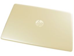 HP 15-BS, 15-BW, 15-RA, 15-RB LCD Back Cover Silk Gold, Silk Gold Logo (L02818-001) N