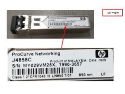 Transceiver HPE X121 1G SFP LC SX (J4858C) R