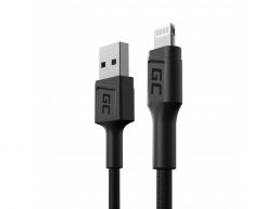 Green Cell Cable GC PowerStream USB-A - Lightning 30cm quick charge Apple 2.4A (KABGC24)