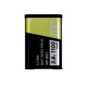 Green Cell Camera Bateria NP-BX1 para Sony DSC RX100 HX400V H400 HX50 HX300 RX1R HDR AS10 AS15 AS100V AS30V ZV-1 3.6V 1000mA (CB23)