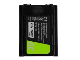 Green Cell Camera Bateria NP-FZ100 para Sony Alpha A1 A7 III A7R III A9 A9R A9S ILCE-7M3 ILME-FX3 , Full Decoded, 7.2V 1600m (CB64)