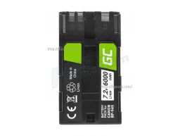 Green Cell Camera Bateria BP-945 BP-911 para Canon ES50 ES55 ES60 ES65 ES75 ES7000V G10 DM-XL1 Full Decoded, 7.2V 6000mAh (CB75)