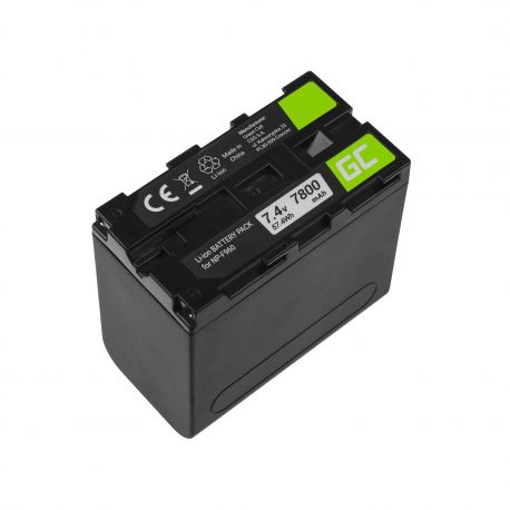 Green Cell Camera Bateria NP-F960 NP-F970 NP-F975 para Sony 7.4V 7800mAh (CB88)