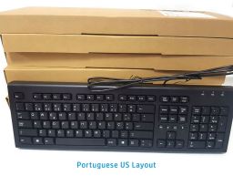 HP USB Keyboard Katydid, Black, PORTUGUESE (697737-131, 697737-132, WZ972AA-AB9) N