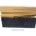 HP USB Keyboard Katydid, Black, PORTUGUESE (697737-132, WZ972AA-AB9) N