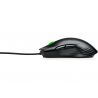 HP X220 Backlit Gaming Mouse 3600-DPI Rato USB Type-A Preto com LEDs (8DX48AA-ABB, HSA-A009M, L78176-A21, L78178-001) N