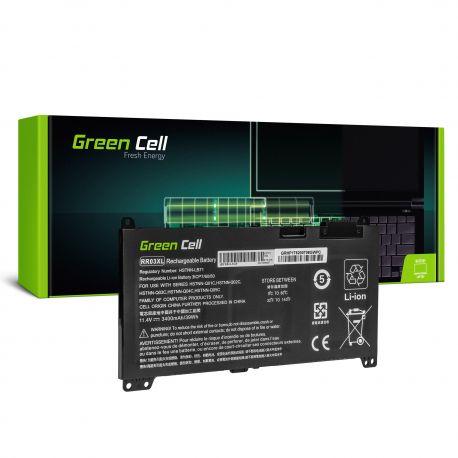 Green Cell Bateria RR03XL 11,4V 39Wh 3400mAh para HP mt20, mt21, mt31, ProBook 430, 440, 450, 455, 470 G4/G5, ZHAN 66 Pro G1 (HP183) C