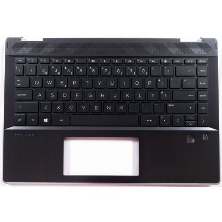 Top Cover Natural Silver, Teclado Português Ash Gray, com Impressão Digital HP Pavilion 14-DH (L54865-131, L53796-131, L47781-131) N