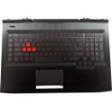 HP OMEN 17-AN Top Cover with Keyboard US International and TouchPad (931691-B31, 9Z.NEBBQ.01D, L14994-B31, NSK-XH0BQ) N