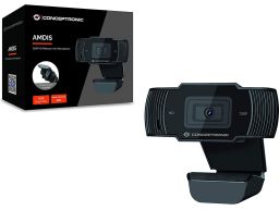 Webcam Conceptronic AMDIS03B 1280 x 720 píxeis USB2.0 Preto (AMDIS03B) N