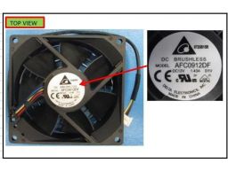 HPE ML110 Gen10 Rear System Single Fan 92x92x32mm (870311-002, 878928-001, 879098-001, AFC0912DF)  R