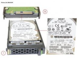 Fujitsu Hd Sas 12g 900gb 10k 512n Hot Pl 2.5' Ep (38045389, S26361-F5550-L190) N