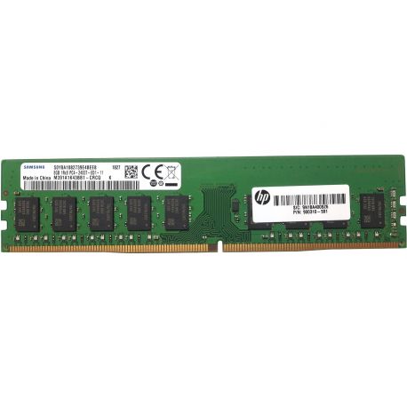 HP 8GB (1x8GB) 1Rx8 PC4-2400 Unbuffered CL17 ECC 1.20V STD (1CA79AA, 1CA79AT, 900310-591, 934797-001) R