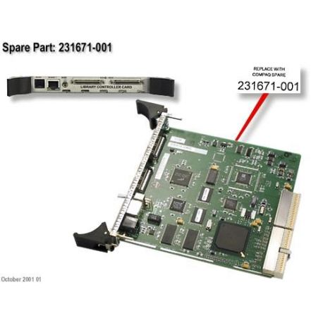 Hp Library Controller Pc Board (231671-001)
