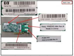 HPE Pcie Single-Port Fiber Channel Fc 81e Host Bus Adapter (489192-001) R