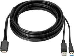 HP Cable 2in1 OCuLink to DisplayPort/USB3.0 30V 4.5M AV/Data Transfer Cable for Headset (7DJ62AA, L57902-001) N
