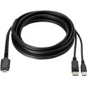 HP Cable 2in1 OCuLink to DisplayPort/USB3.0 30V 4.5M AV/Data Transfer Cable for Headset (7DJ62AA, 7DJ62AT, L57902-001) N
