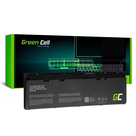 Bateria Green Cell Compatível DE154, Latitude E7240, E7250, 3-células 7.4V 44Wh 6000mAh (DE154) C