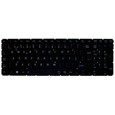 Teclado TOSHIBA S50 série Retroiluminado Português sem Frame (V000351540) N