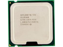 Intel® Celeron® Processor 430 512K Cache, 1.80 GHz, 800 MHz FSB LGA775 (SL9XN, BX80557430, HH80557RG033512, BX50887430) R
