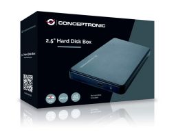 Conceptronic Caixa para Disco 2.5 SATA USB 2.0 Black (CHD2MUB) N