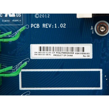 HP Z820/Z840 Workstation Motherboard Patsberg 2S/DDR3 1333MHz Version 1/2 series (708610-001, 618266-003) N