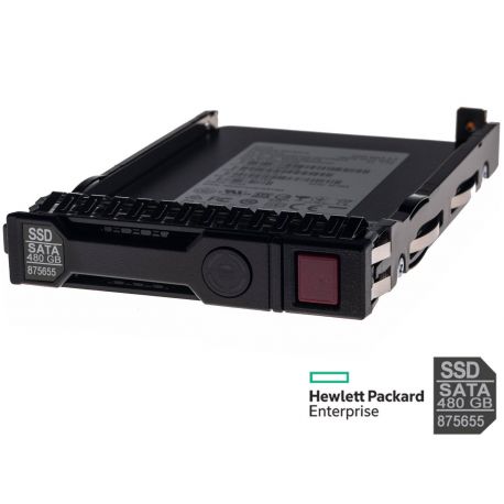 HPE 480GB TLC 6Gb/s SP SATA 2.5" SFF HP 512n RI DS Gen9-Gen10 SC SSD (875509-B21, 875655-001, 877746-B21, 878846-001, P04474-B21, P04560-B21, P05312-001, P05320-001, P05928-B21, P06194-B21, P06571-001, P08567-001) FS