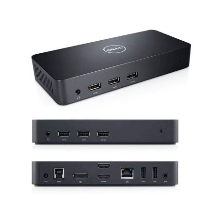 Dell Docking Station USB 3.0 D3100 (04N2PF, 06FT7T, 452-BBOO, 452-BBOT, 4N2PF, 6FT7T, 5M48M, 05M48M, 452-BBPG) N