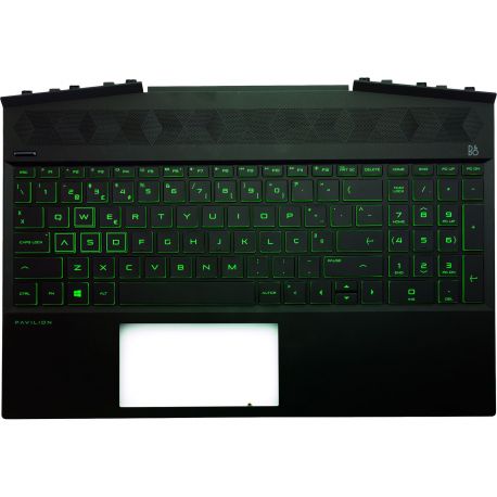 HP GAMING 15-DK Keyboard / Top Cover In Acid Green finish with Backlight (L57593-131) N