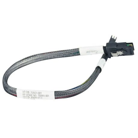 HPE ML350 Gen9 x4 LFF 12G Mini-SAS Cable 300mm 11.8-in long (769631-001, 4N9A9-01 D) R