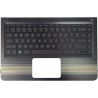 HP PAVILION 13-U0, 13-U1 Top Cover c/Teclado UK s/TouchPad s/Backlight Modern Gold (856038-031) N