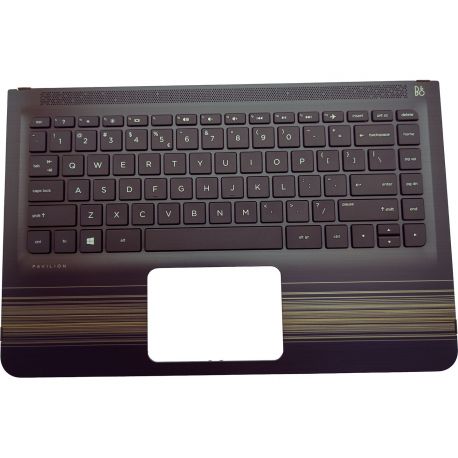 HP PAVILION 13-U0, 13-U1 Top Cover c/Teclado US Internacional s/TouchPad s/Backlight Modern Gold (856038-B31, 844031-B31, 490.07M07.0S1D, V150530CS3 UI) N