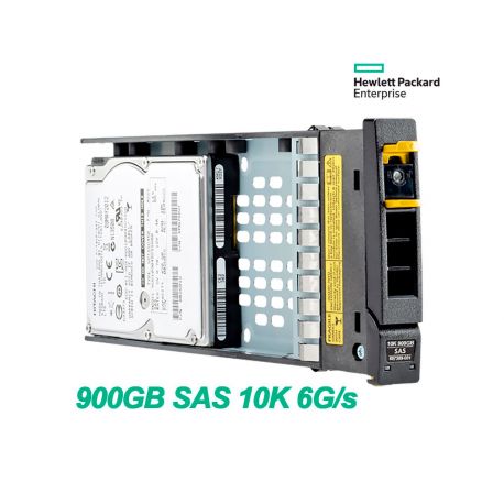 HP 900GB 6GB/s 10K DP SAS 2.5" SFF HS 3PAR HDD (697389-001, QR496A) N