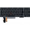 Lenovo ThinkPad E580, E590, Teclado Prata sem Backlight Português (01YN641, 01YN721) N