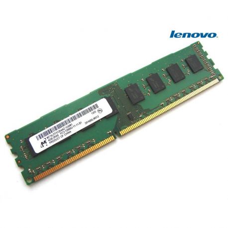 LENOVO 4GB (1X4GB) 2Rx8 PC3-12800U DDR3-1600 Unbuffered CL11 NECC 1.5V STD 03T6566 0A65729 (N)