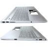 Teclado SP e Top Cover c/Backlight, Mineral Silver, Speaker Grille in Natural Silver HP PAVILION 15-CK series (L01924-071, L05376-071) N