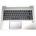 HP ProBook 440 G6/G7, 445 G6/G7, 445R G6/G7 TopCover / Teclado sem Backlight Francês (L38139-051, L44589-051, L65225-051, V181546AK1 FR) N