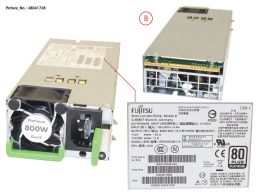 Fujitsu Redundant Power Supply Unit 800W 80-Plus Platinum (38041728, A3C40175928, DPS-800AB-1 A, S26113-E574-V53, S26113-F574-E13, S26113-F574-L13) N