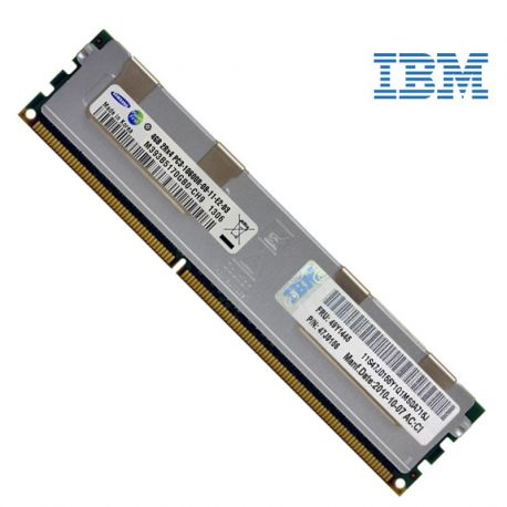 IBM 4GB (1X4GB) 2Rx4 PC3-10600 DDR3-1333 RDIMM CL9 ECC 1.5V STD (47J0156 / 49Y1435 / 49Y1445) N