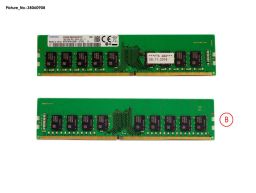Memória FUJITSU  16GB (1x16GB) 2R PC4-2666V-E 8-bit ECC SDP CAS:19-19-19 1.20V 64-bit UDIMM 288-pin STD (38060908, S26361-F3909-L716, S26361-F3909-E716, S26361-F3909-B716) N