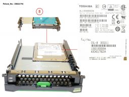 FUJITSU 600GB 15K 6Gb/s SAS 3.5" SFF-LFF 512N HP EP HDD (38044196, A3C40178234, S26361-F5520-L530) N