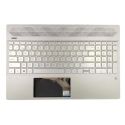 Teclado Português HP com BackLight integrado em  Top Cover Silver 15-CS 15-CW Gtx Graphics (L35339-131, L40621-131) N