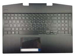 HP Top Cover com teclado português letras brancas retroiluminado RGB para OMEN 15-DH (L61523-131, L57323-131) N