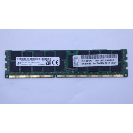 Ibm Memory 16gb 2rx4 1.5v Pc3-12800 Ddr3-1600 Lp R(00D4970)